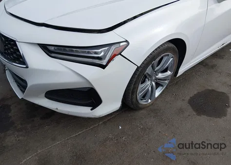2021 Acura Tlx Technology Package из США, поврежденный, VIN 19UUB5F45MA007014